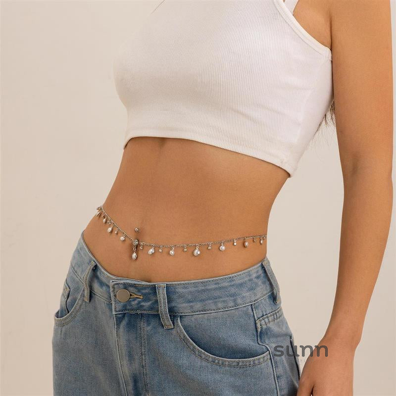 Georgianna Rhinestone Waist Chain [1Z5IMCXG]