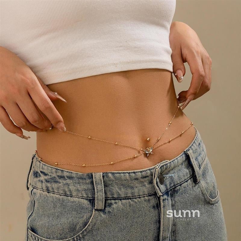 Georgianna Rhinestone Waist Chain [4RJ1VGWH]