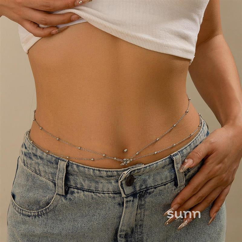 Georgianna Rhinestone Waist Chain [PTJGNBU4]