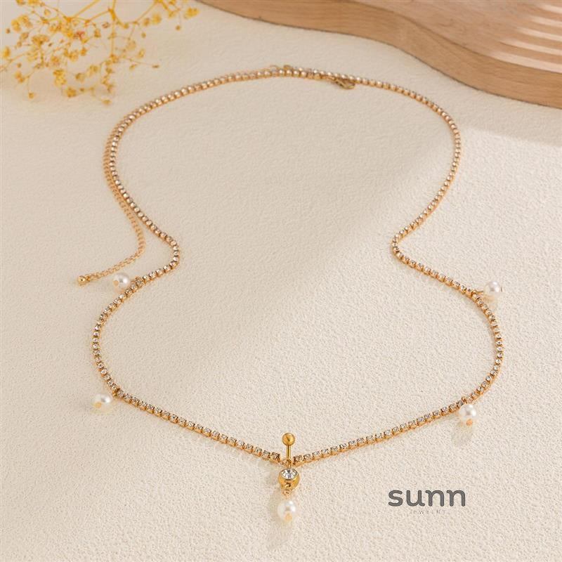 Georgianna Rhinestone Waist Chain [USX428UZ]