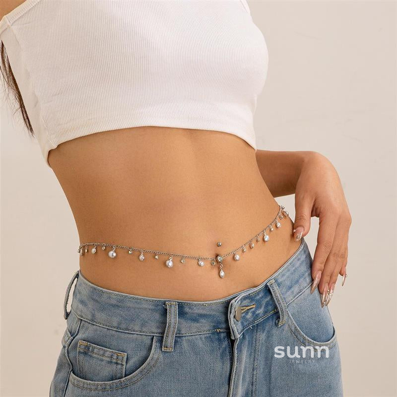 Georgianna Rhinestone Waist Chain [8GOX820W]