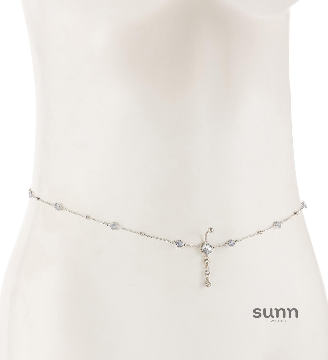 Georgianna Rhinestone Waist Chain [BW244P4A]