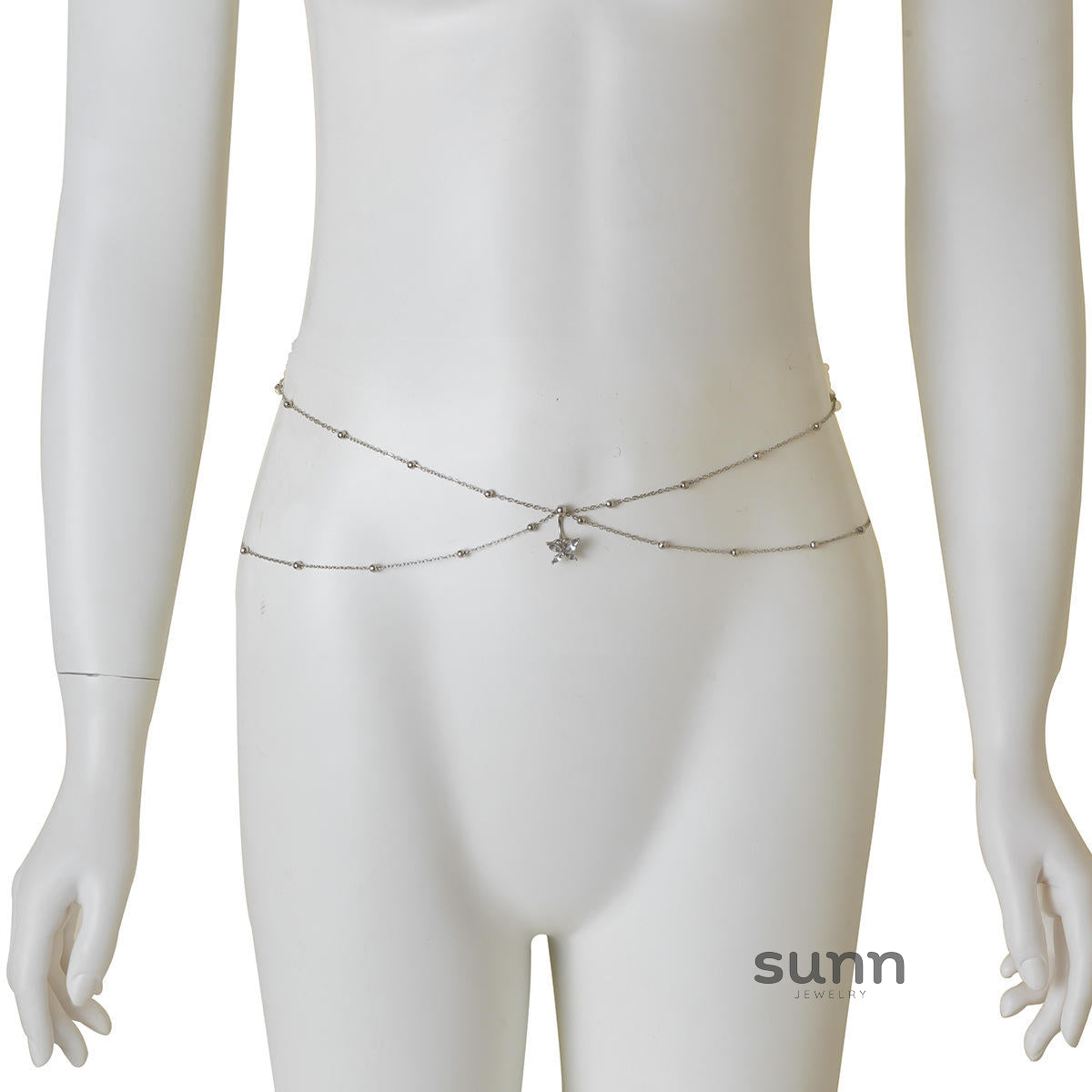 Georgianna Rhinestone Waist Chain [NNZZ6X7P]