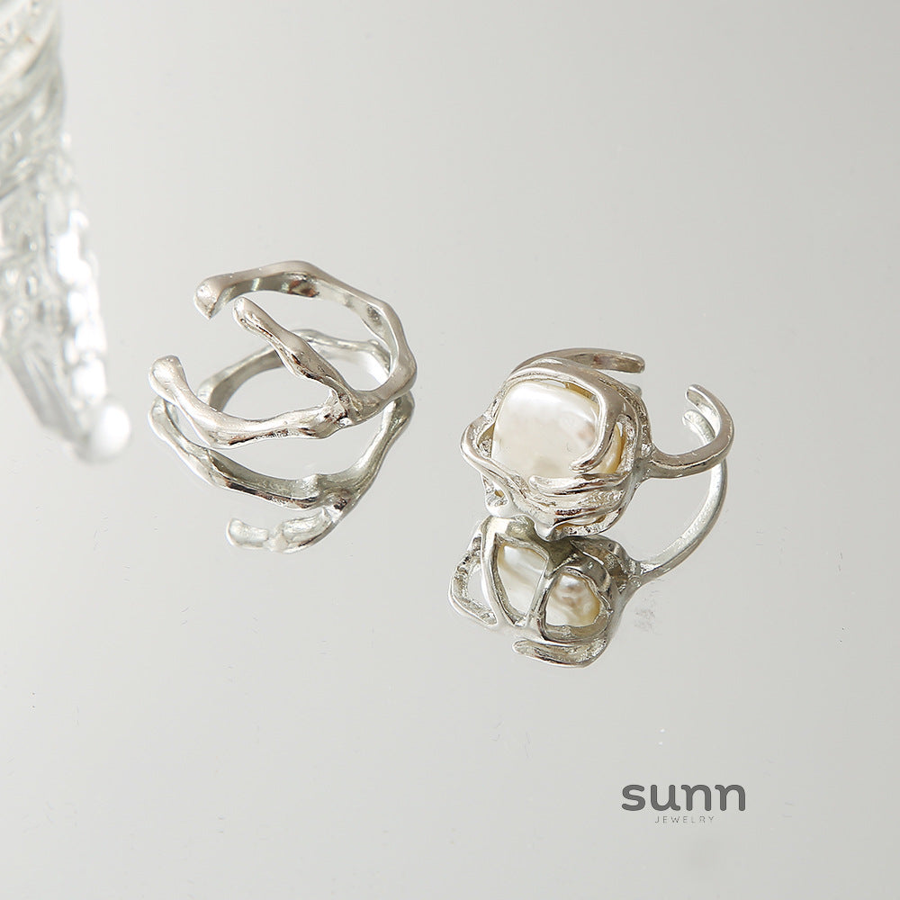 Georgina Pearl Ring Set [6JQXCOGD]