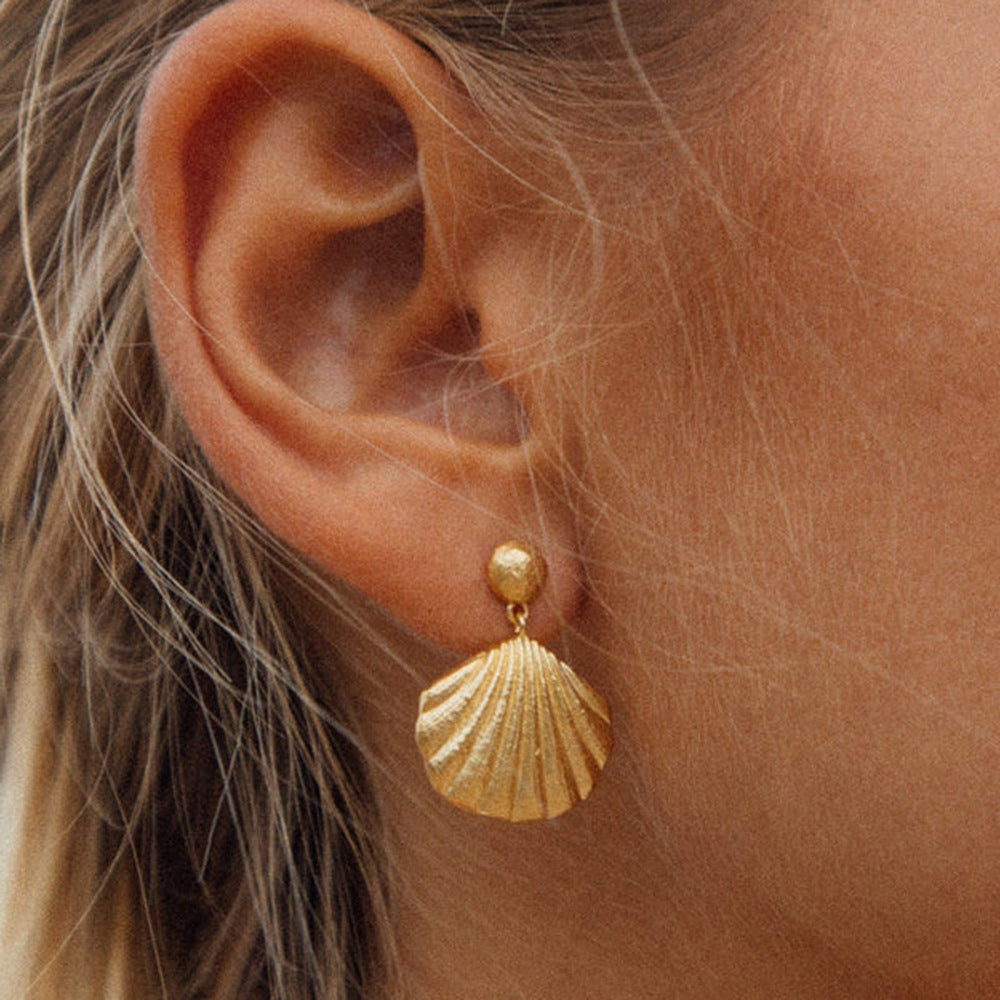 Georgina Sculptural Shell Earrings [BTOX856C]