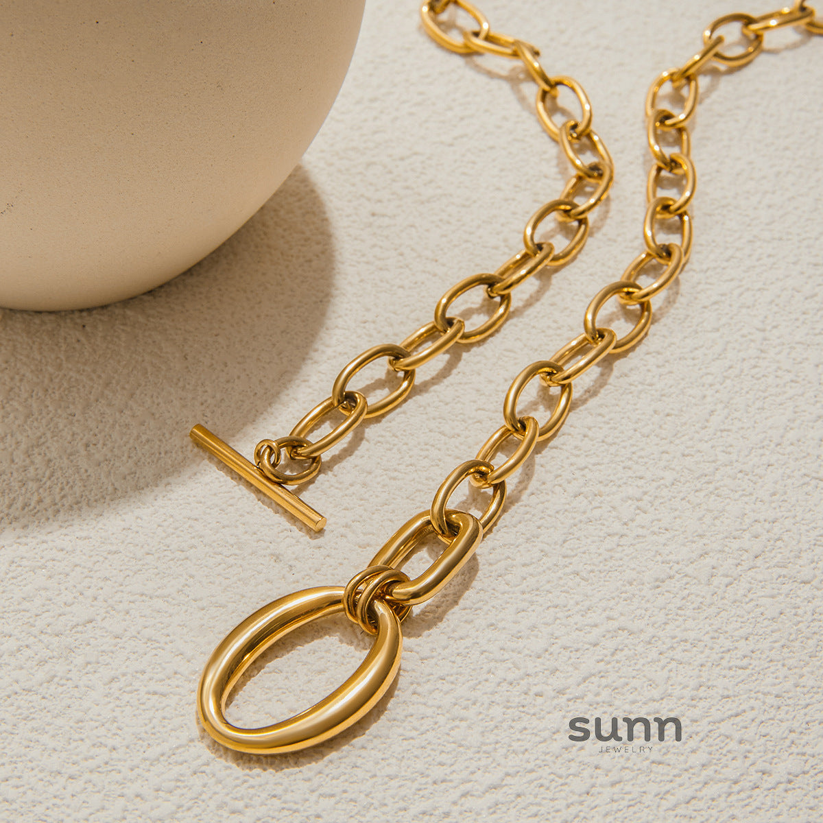 Geovanna Gold Toggle Chain [2VTMPMJB]
