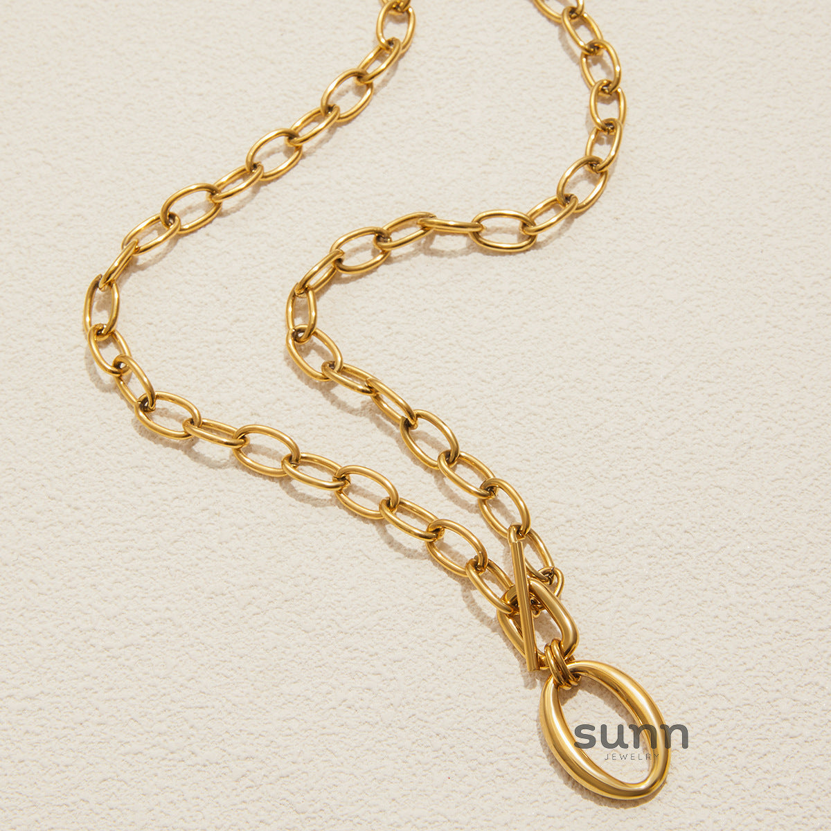 Geovanna Gold Toggle Chain [FXOXXDNW]