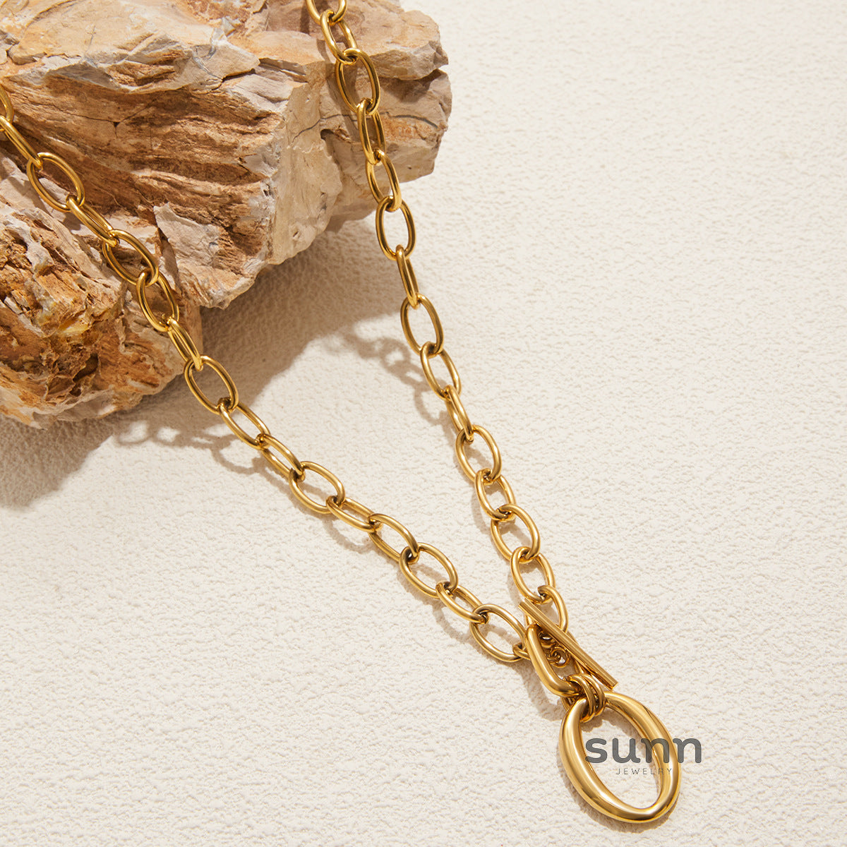 Geovanna Gold Toggle Chain [02FR73YE]