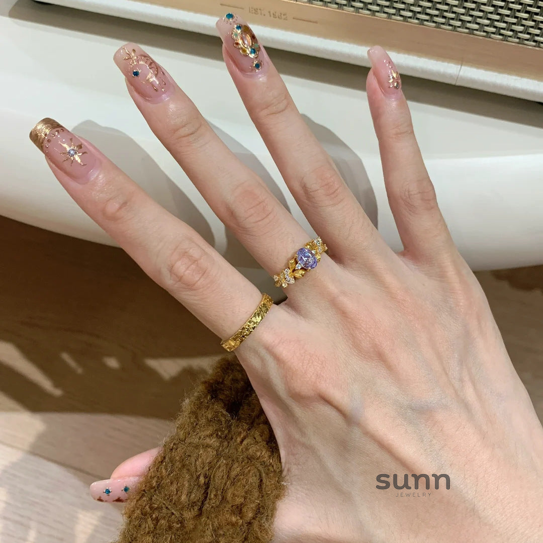 Geovanna Shimmering Bloom Ring [ACHKTF1Y]