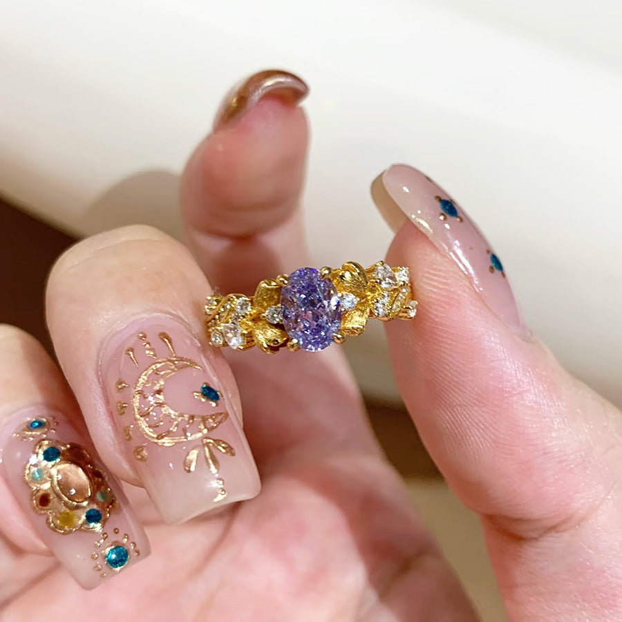 Geovanna Shimmering Bloom Ring [BB4OH6YC]