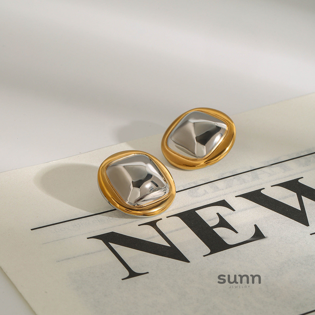 Germani Geometric Drop Earrings [1FRH8KF1]