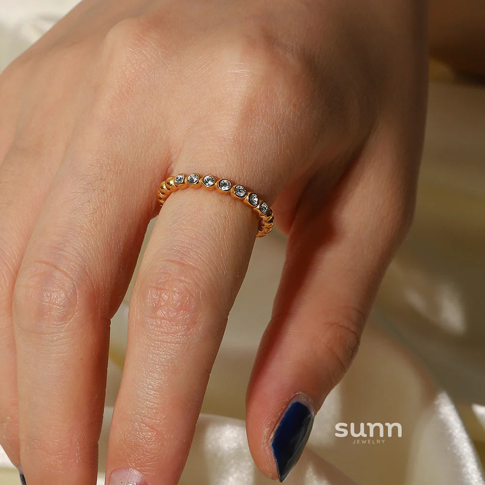 Gertrude Delicate Zircon Ring