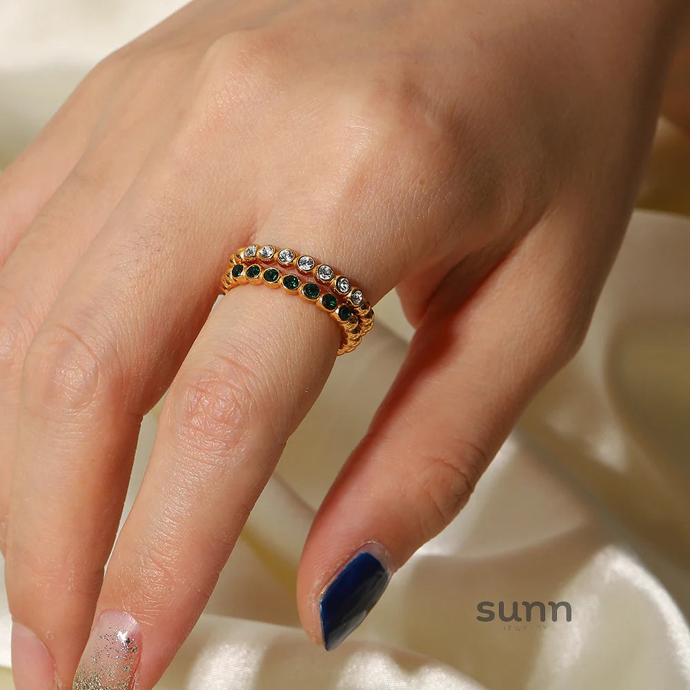 Gertrude Delicate Zircon Ring