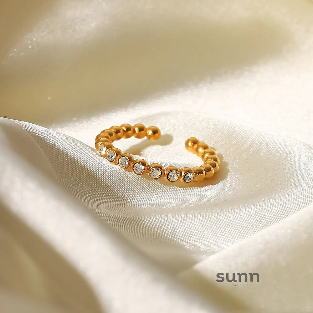 Gertrude Delicate Zircon Ring