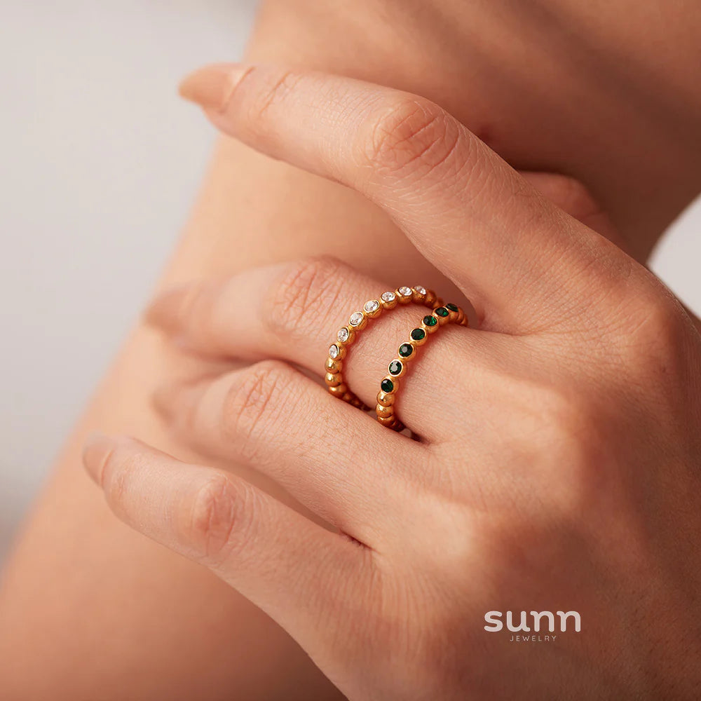 Gertrude Delicate Zircon Ring