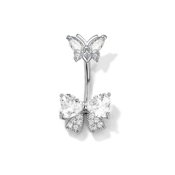Gia Sparkling Bow Belly Ring [P8TZ3Y33]