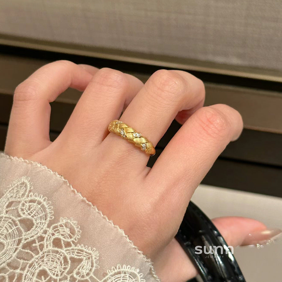 Gianni Braided Wheat Ring [CSHIDU8U]