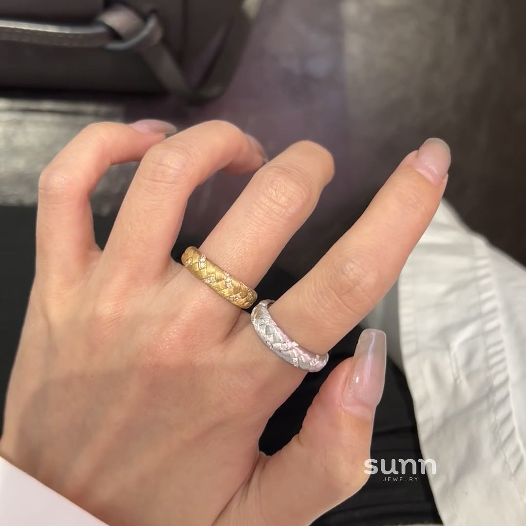 Gianni Braided Wheat Ring [DNR019FZ]