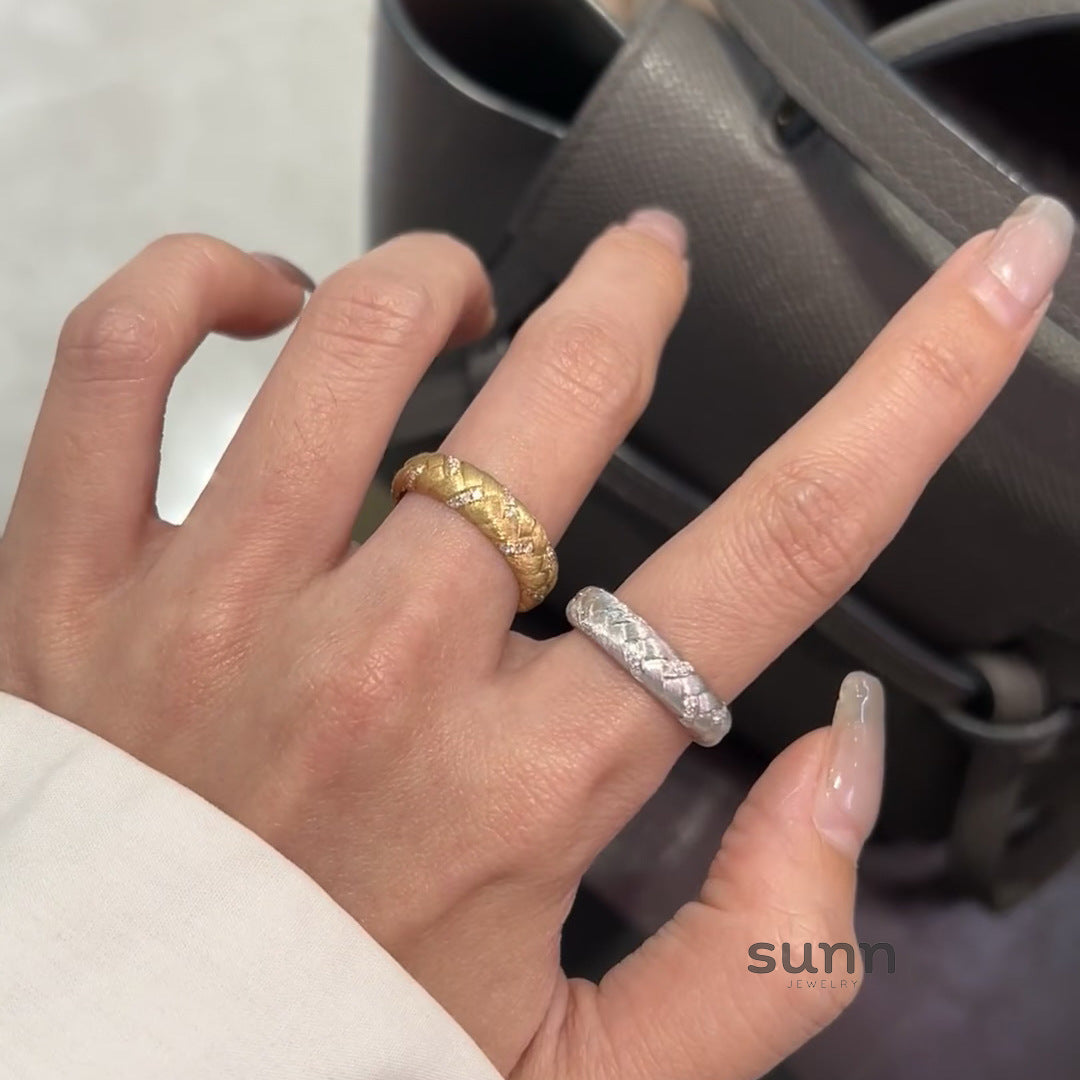 Gianni Braided Wheat Ring [7WPE9PRY]