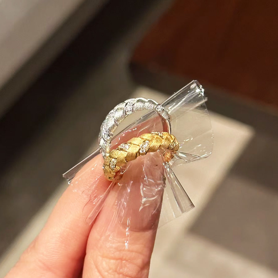 Gianni Braided Wheat Ring [L9ICAXBG]