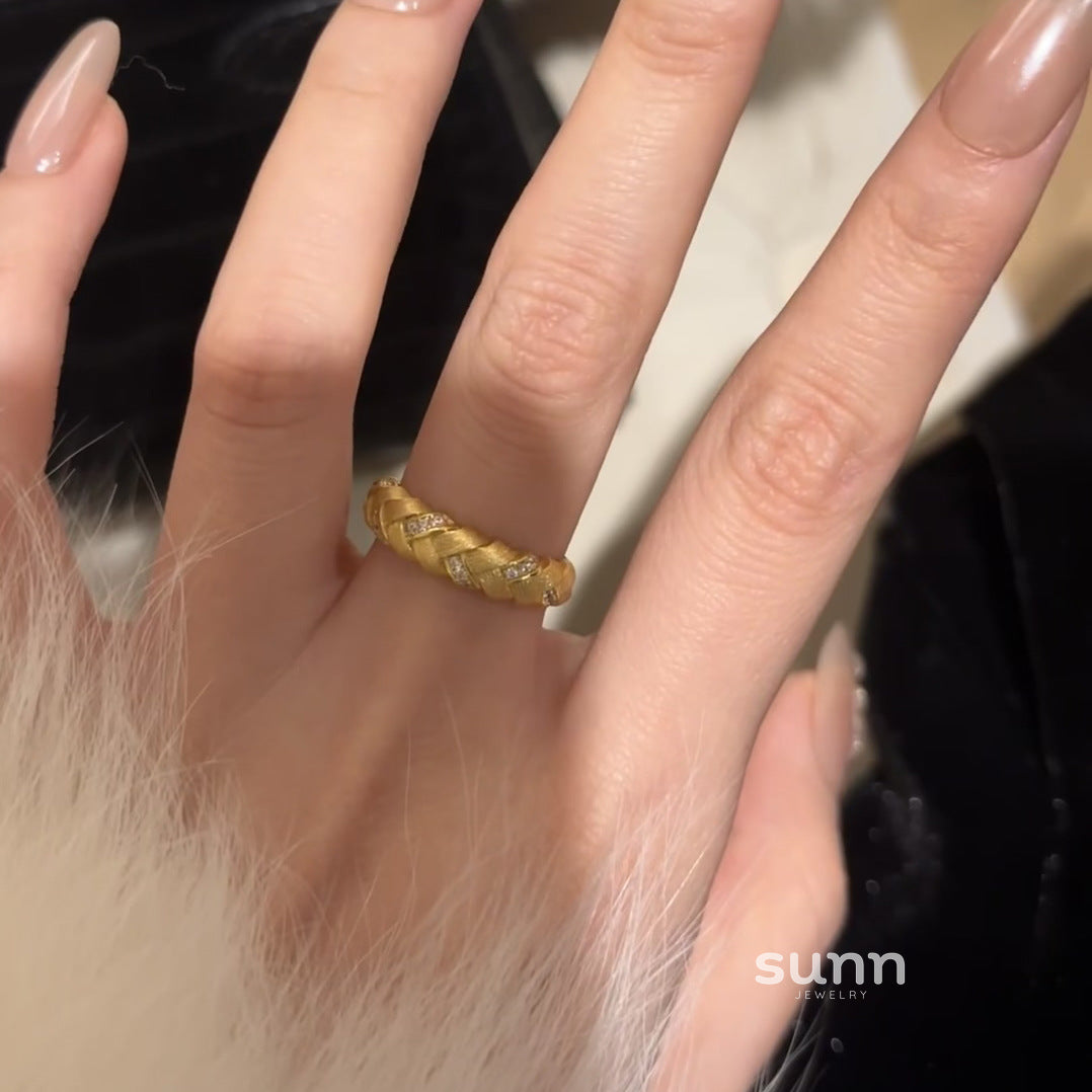 Gianni Braided Wheat Ring [VEJ2WMP6]