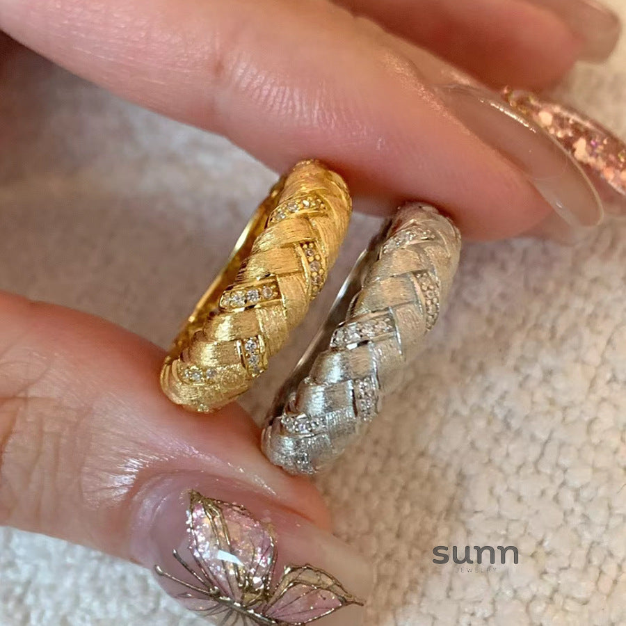 Gianni Braided Wheat Ring [L6EFAHMC]
