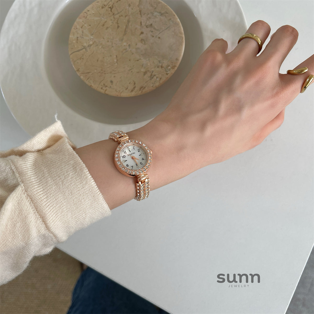 Gianni Starry Bracelet Watch [1BVIFH6S]