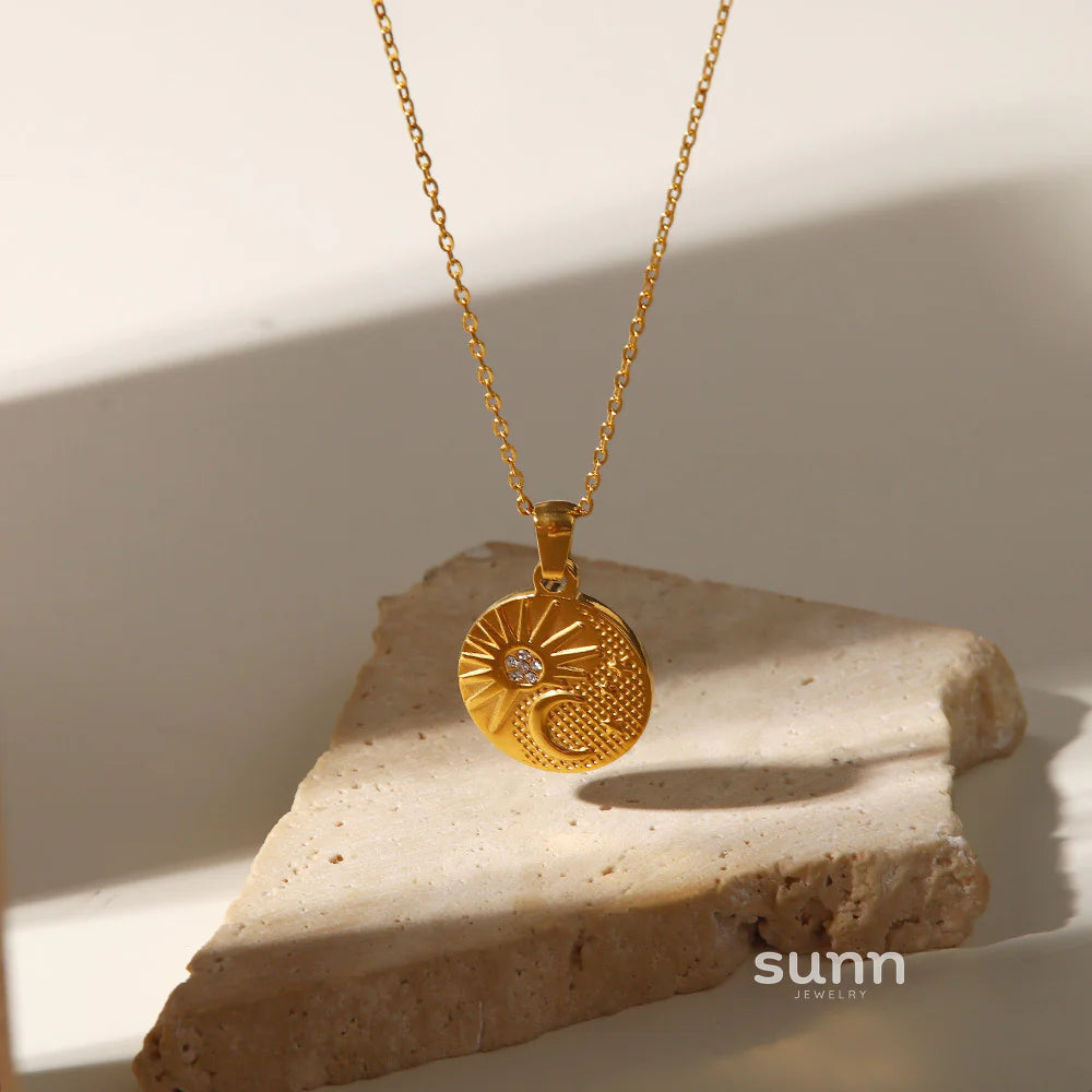 Giavonna Mother-of-Pearl Heart Necklace