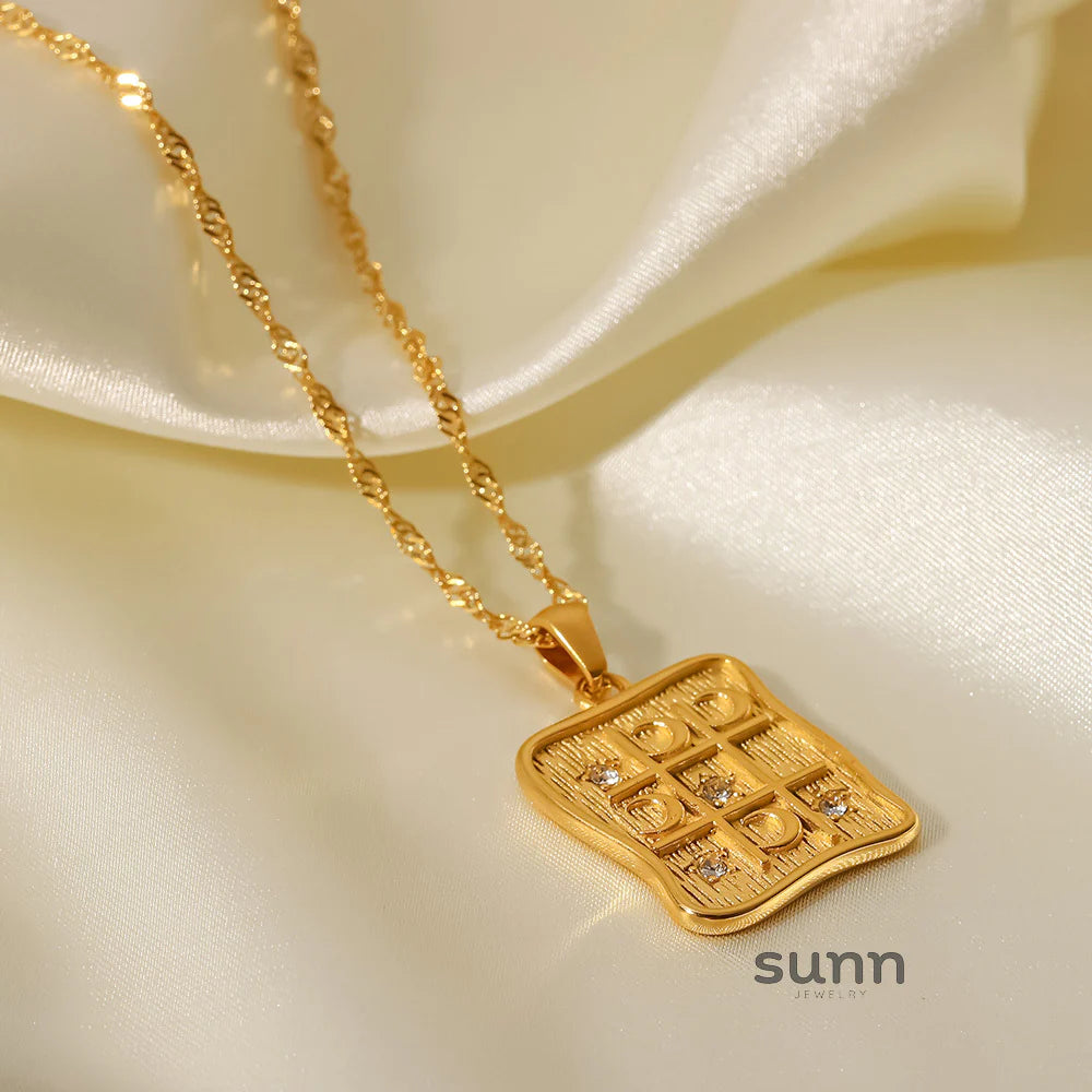 Giavonna Mother-of-Pearl Heart Necklace