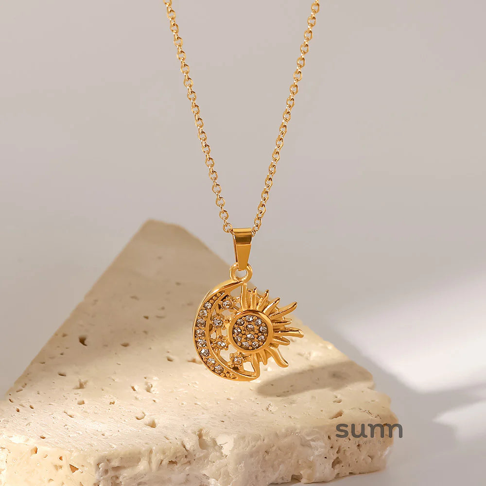 Giavonna Mother-of-Pearl Heart Necklace