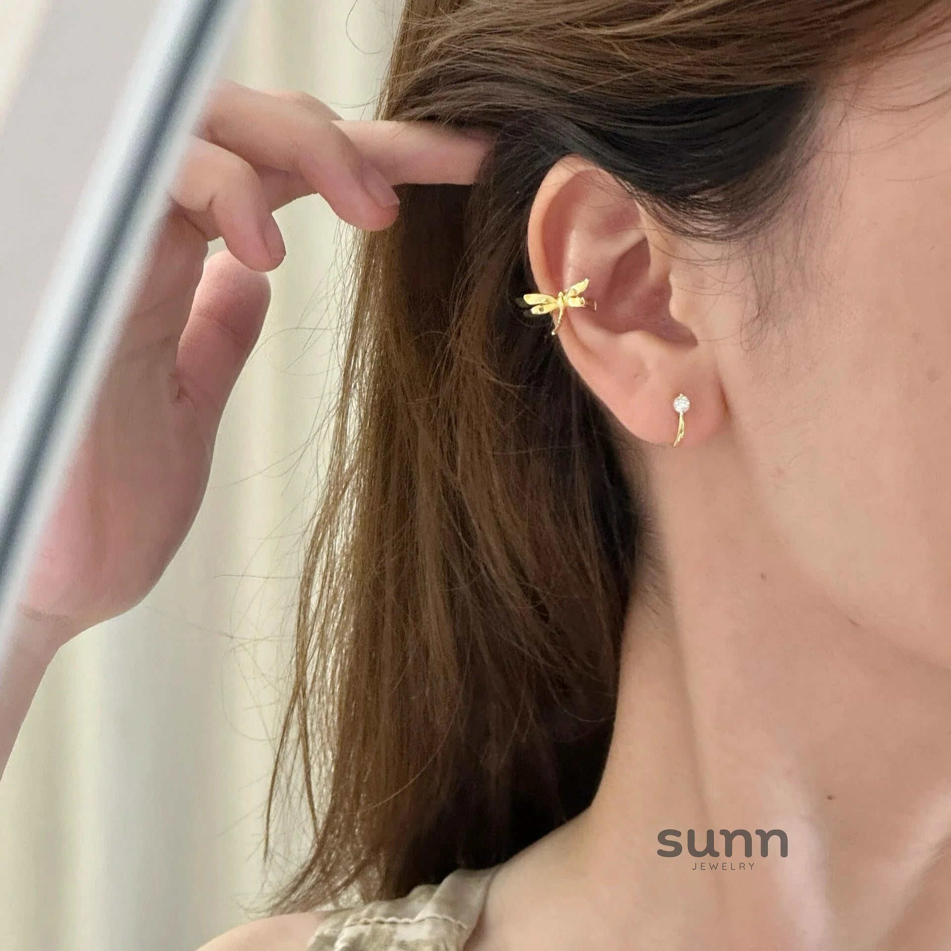 Giorgia Sterling Solitaire Studs