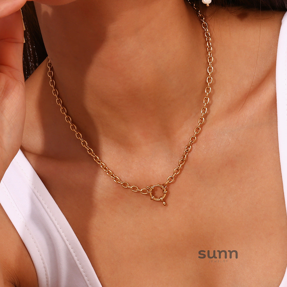 Gittel Gold Blade Chain Necklace [FQFGZKI7]