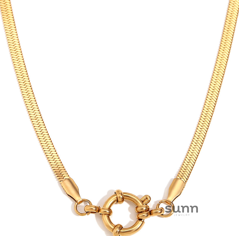Gittel Gold Blade Chain Necklace [6WKJY8ZV]