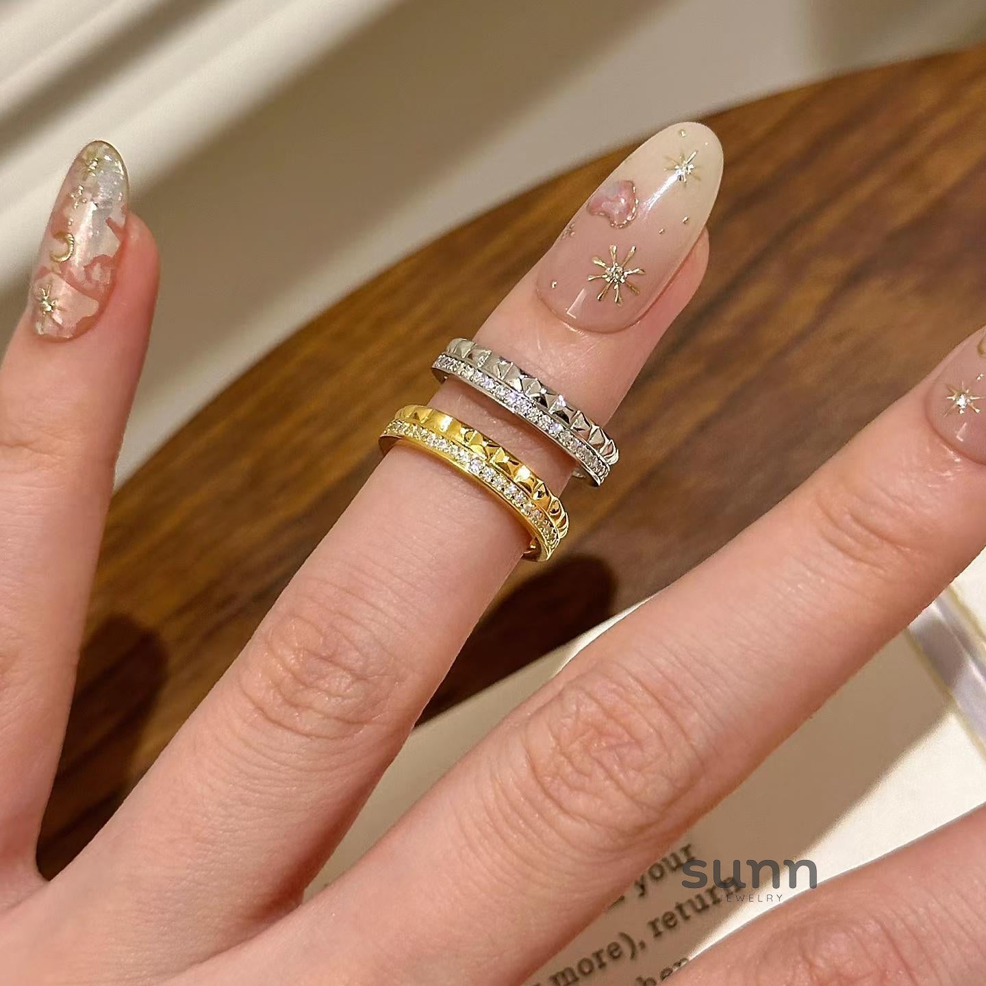 Giulianna Old Money Quilted Ring [WH2B9F7M]
