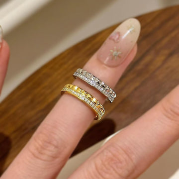 Giulianna Old Money Quilted Ring [VDMPTYXS]