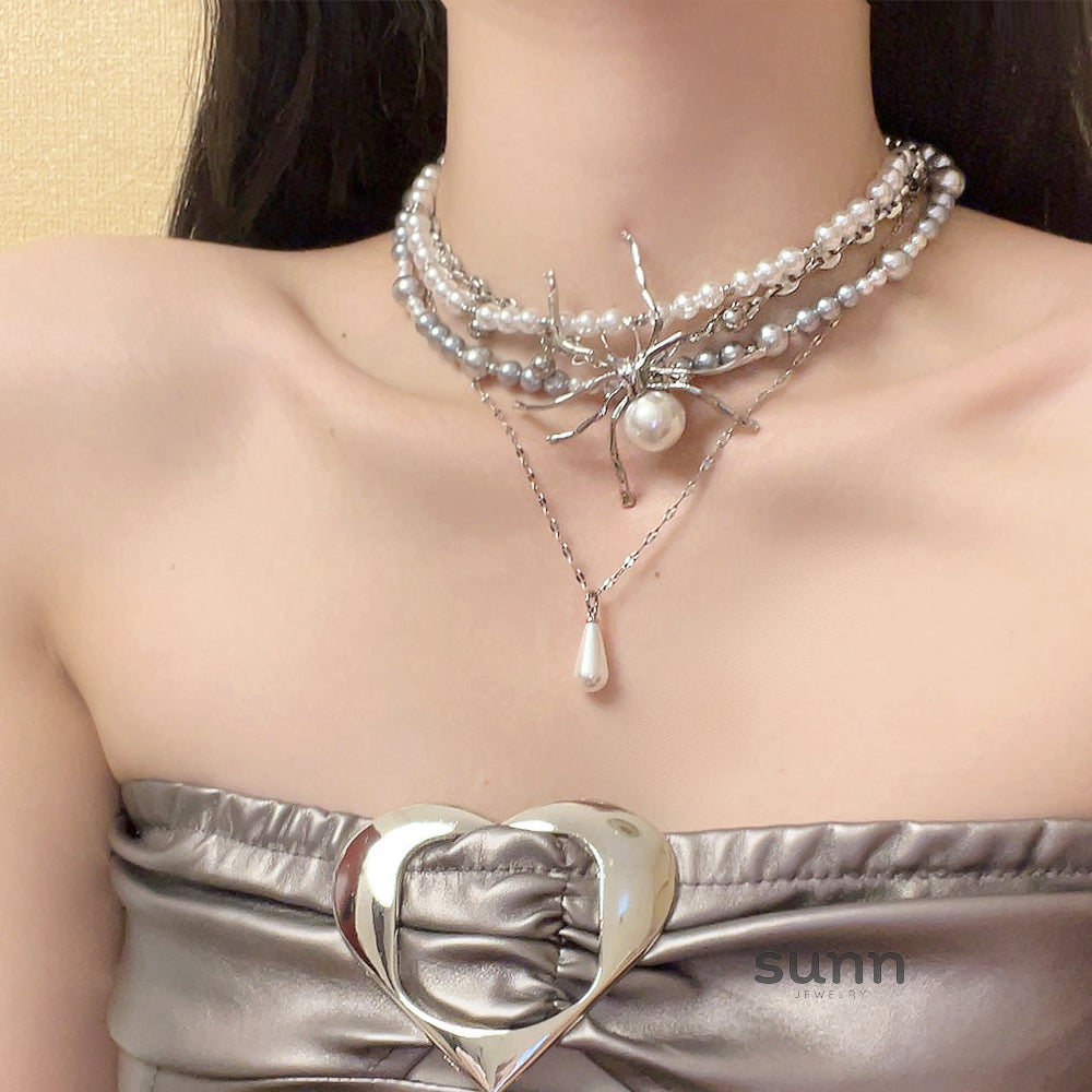 Gladys Layered Pearl Choker [05D1YFDA]