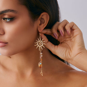 Gloria Geometric Drop Earrings [5AGQ3DL6]