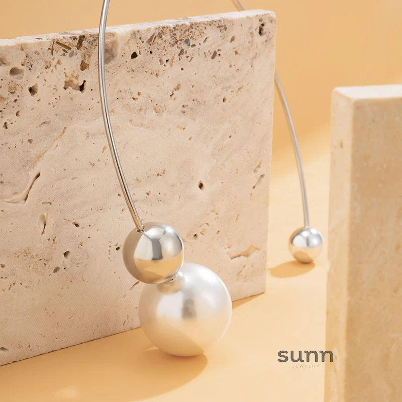 Gloria Pearl Choker Necklace
