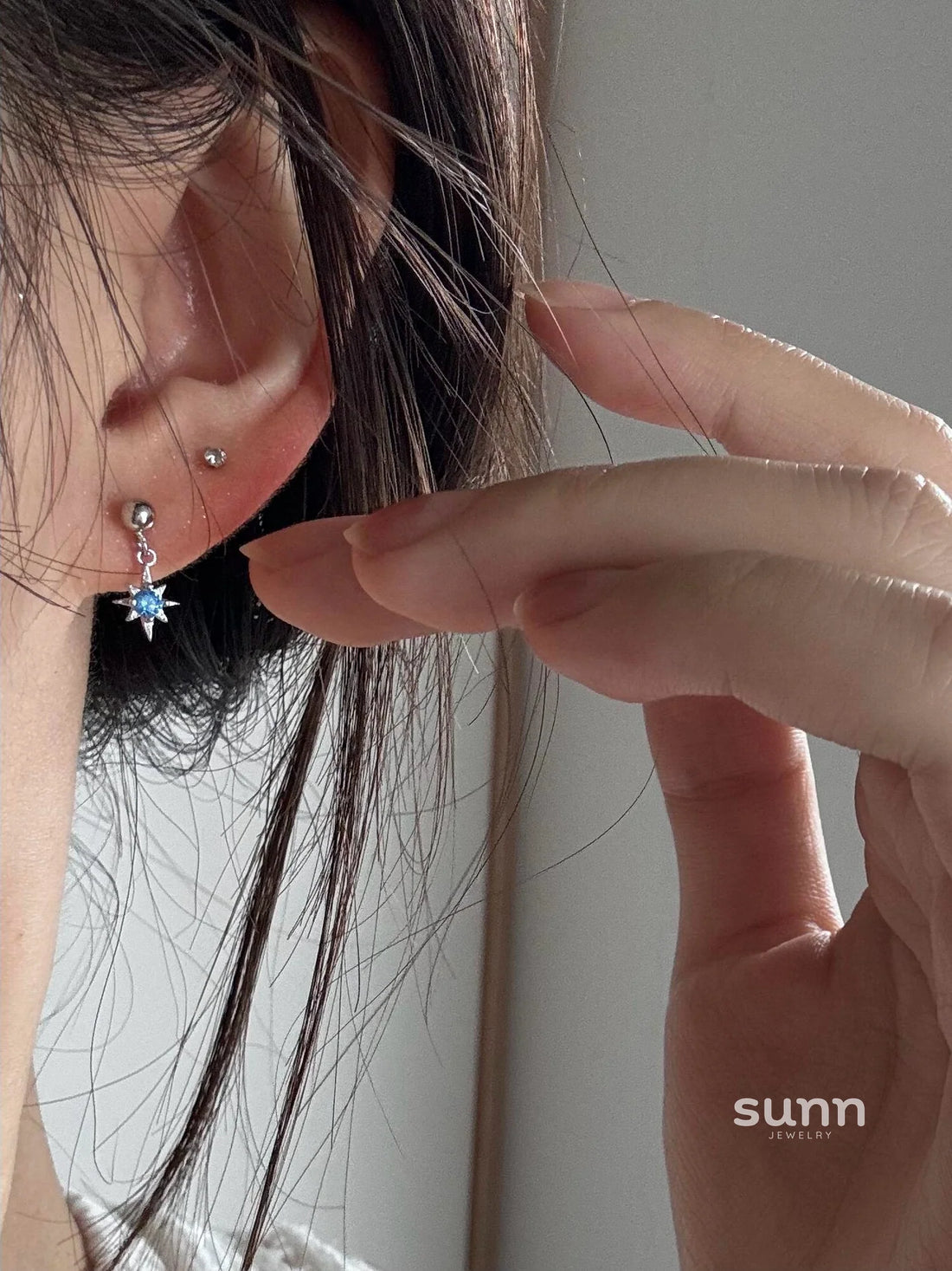 Gloriana Blue Star Stud Earring