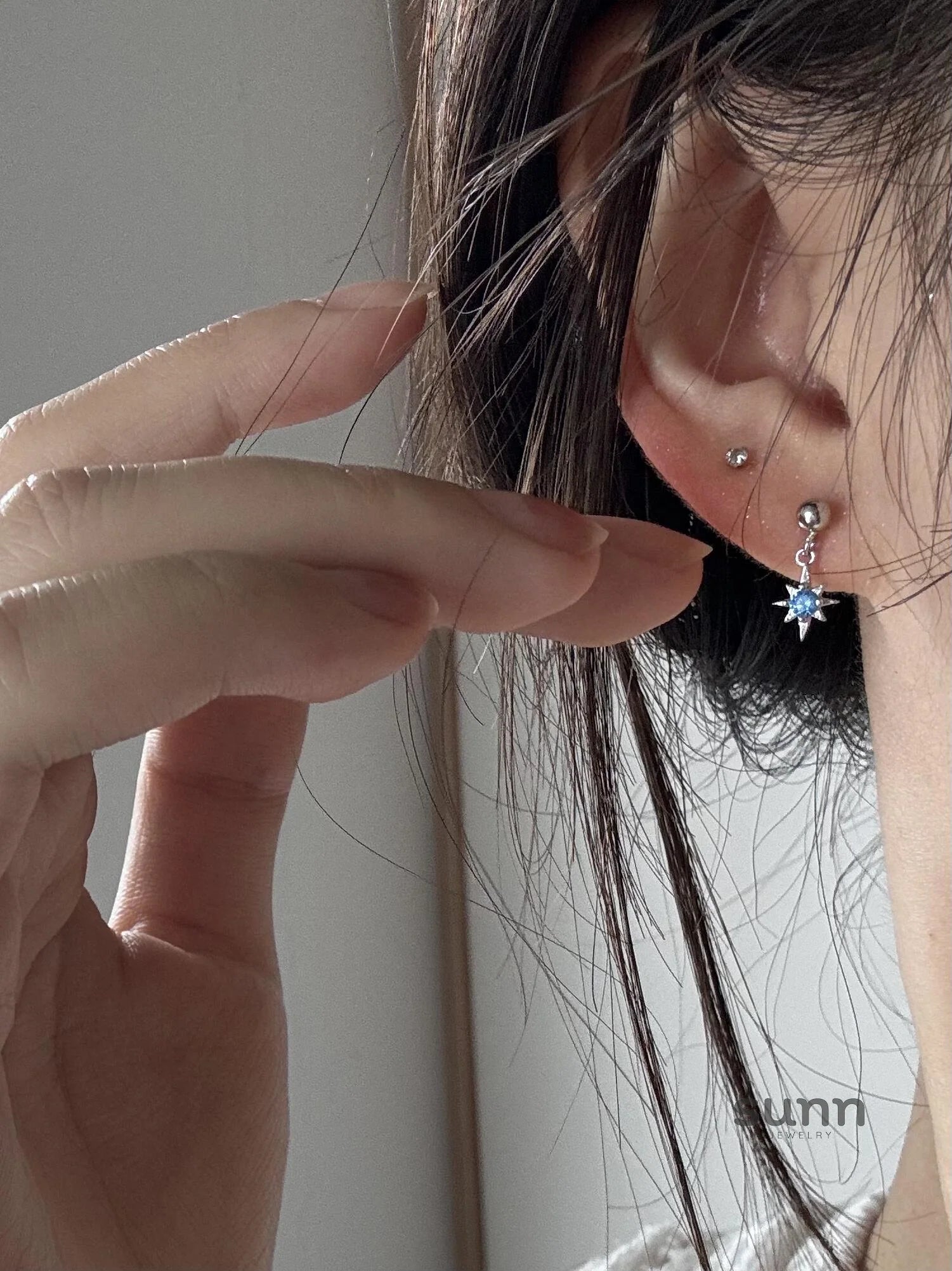 Gloriana Blue Star Stud Earring