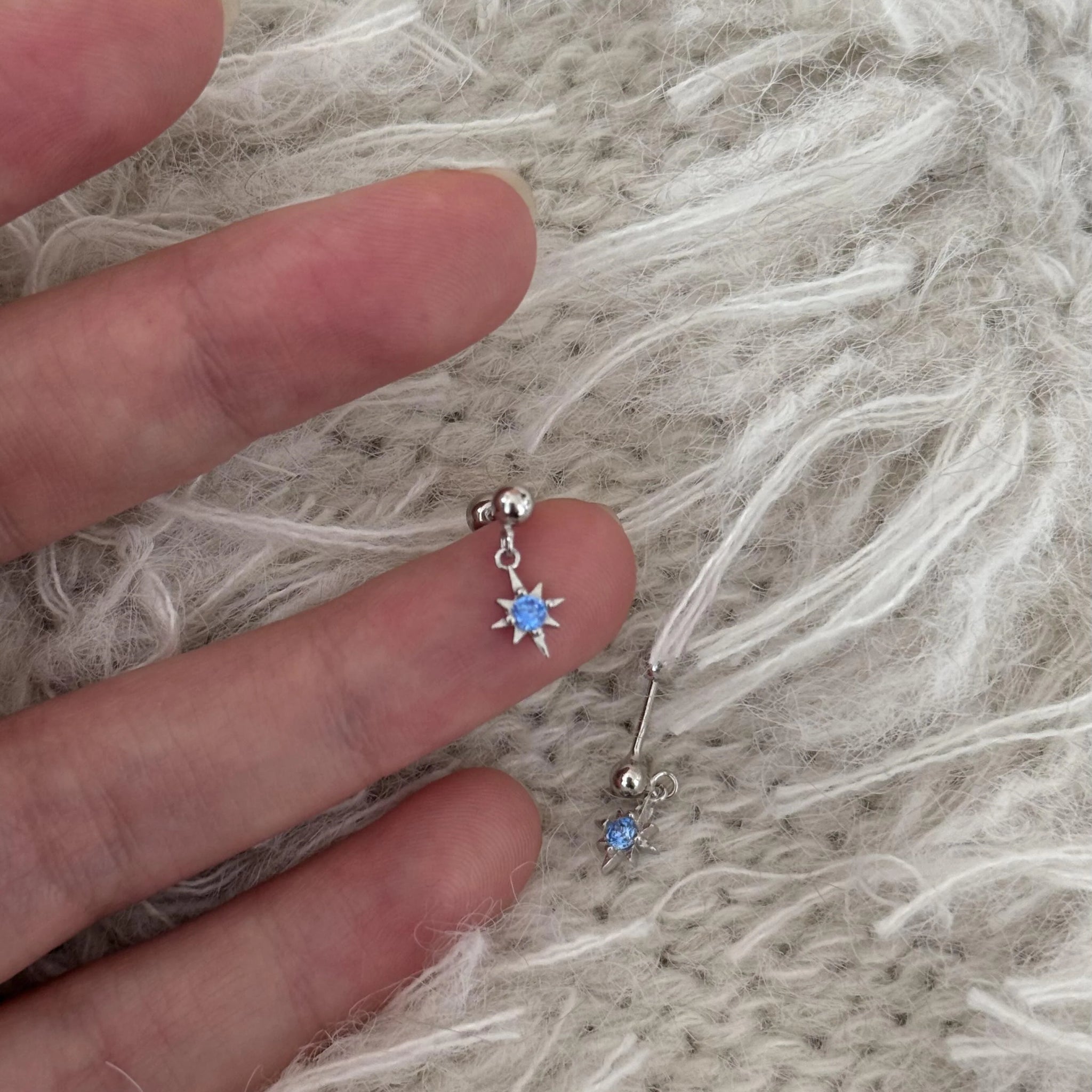 Gloriana Blue Star Stud Earring