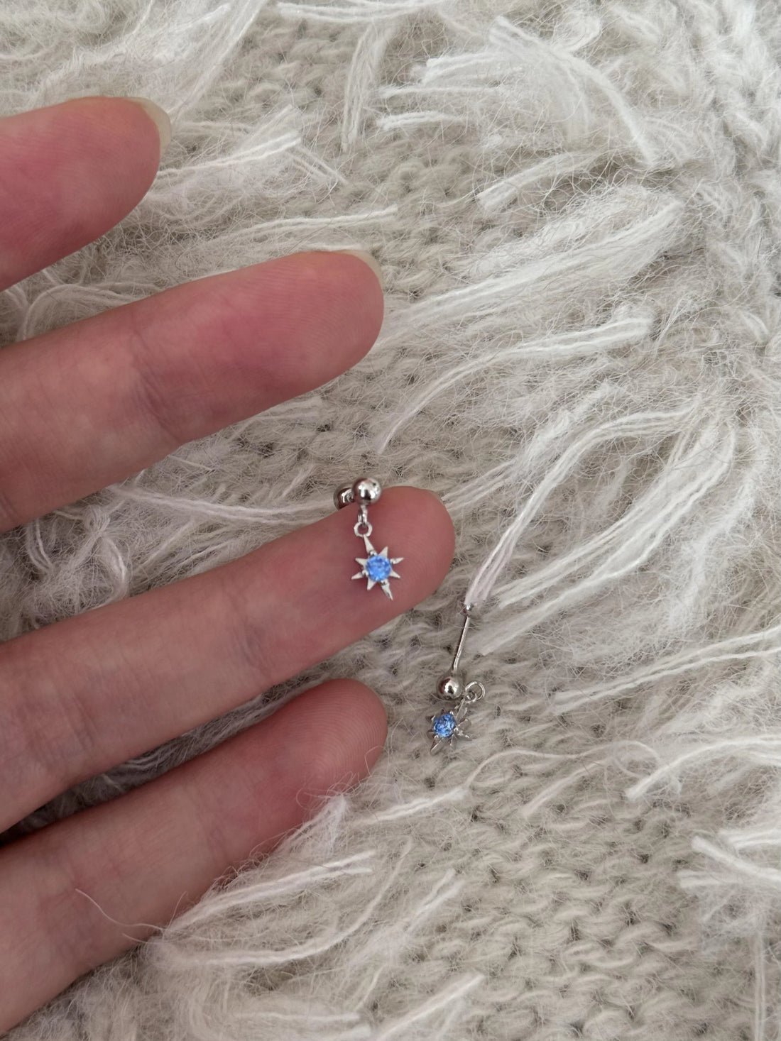 Gloriana Blue Star Stud Earring
