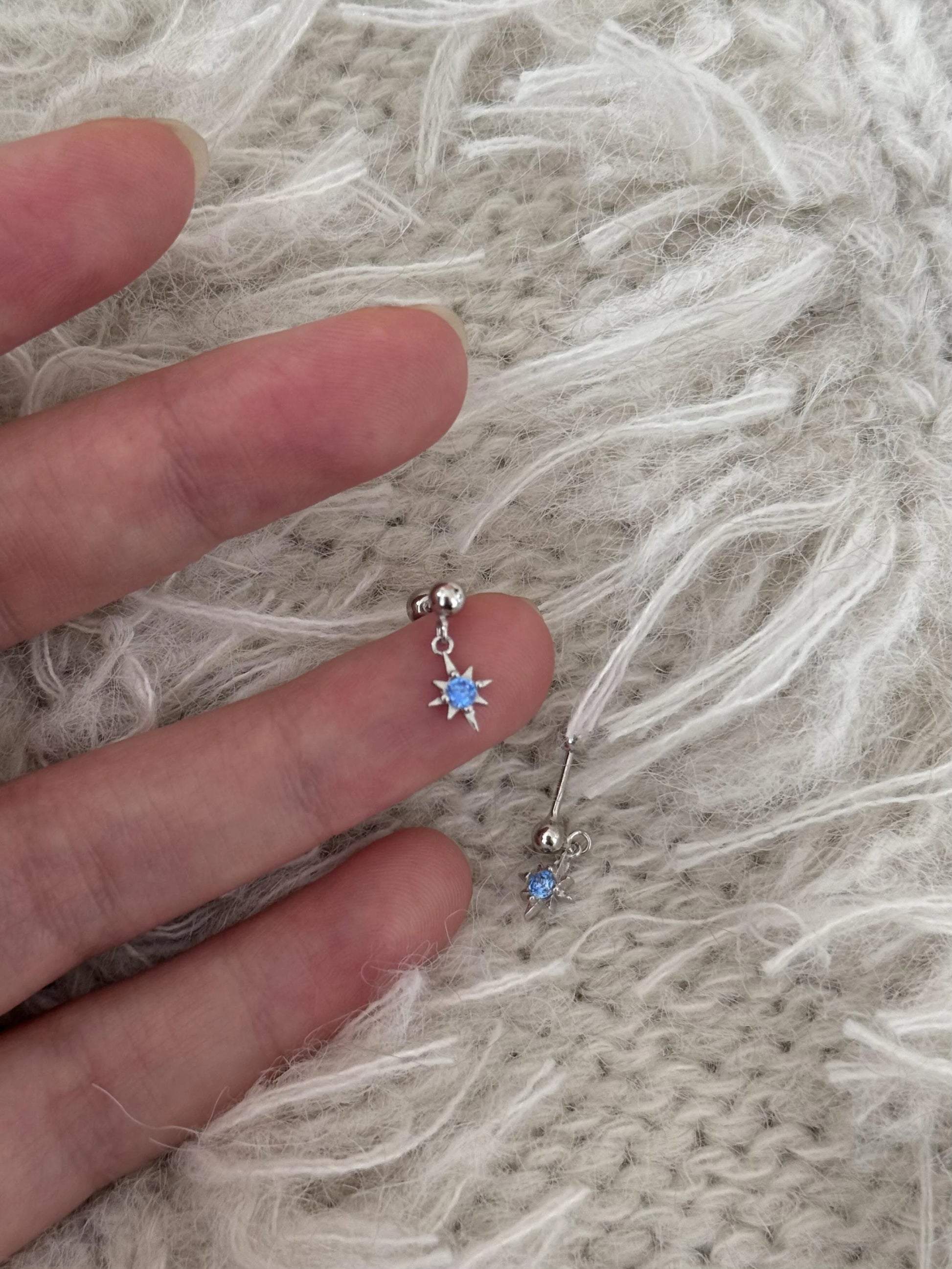 Gloriana Blue Star Stud Earring