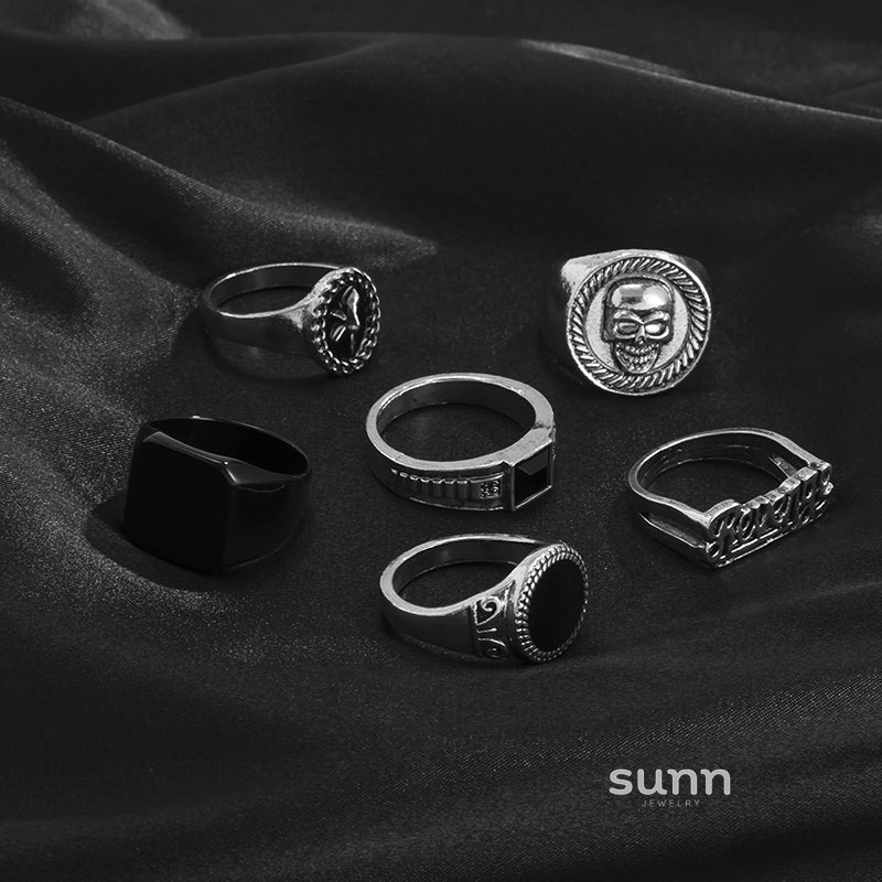 Goddess Gothic Statement Rings