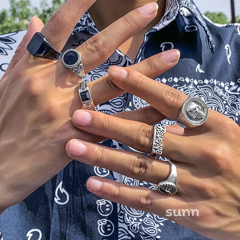 Goddess Gothic Statement Rings