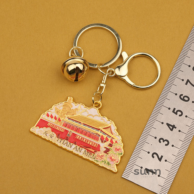 Goldy Beijing Landmark Keychain [DW54PKXR]