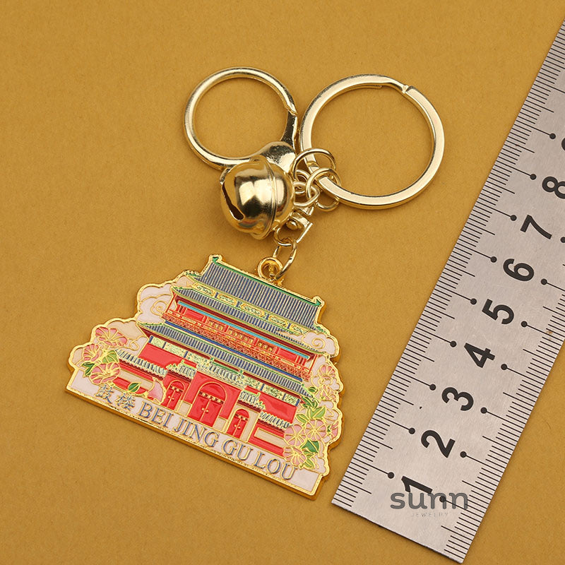 Goldy Beijing Landmark Keychain [3YVA45XQ]