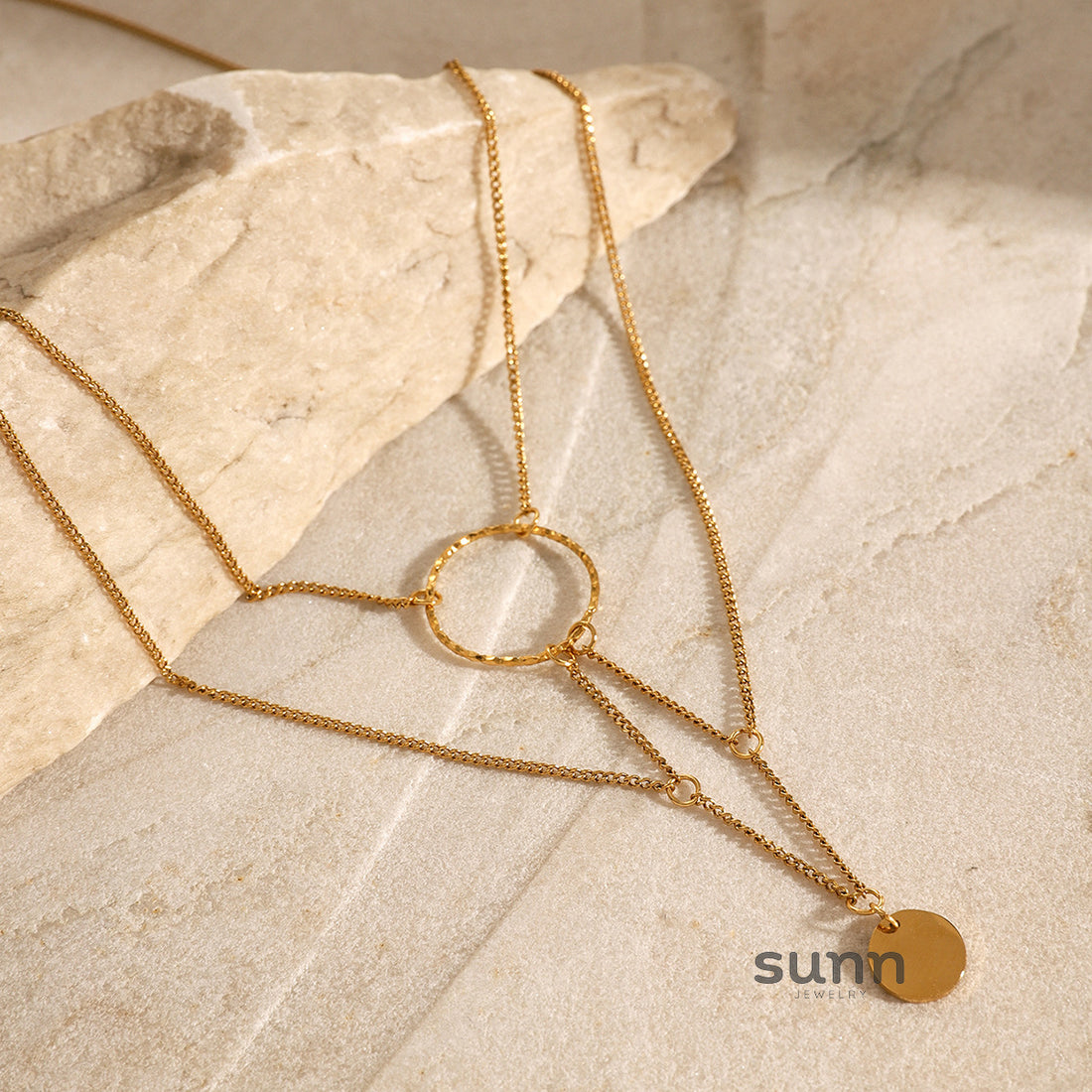 Grace Layered Chain Necklace [3KAZRR37]