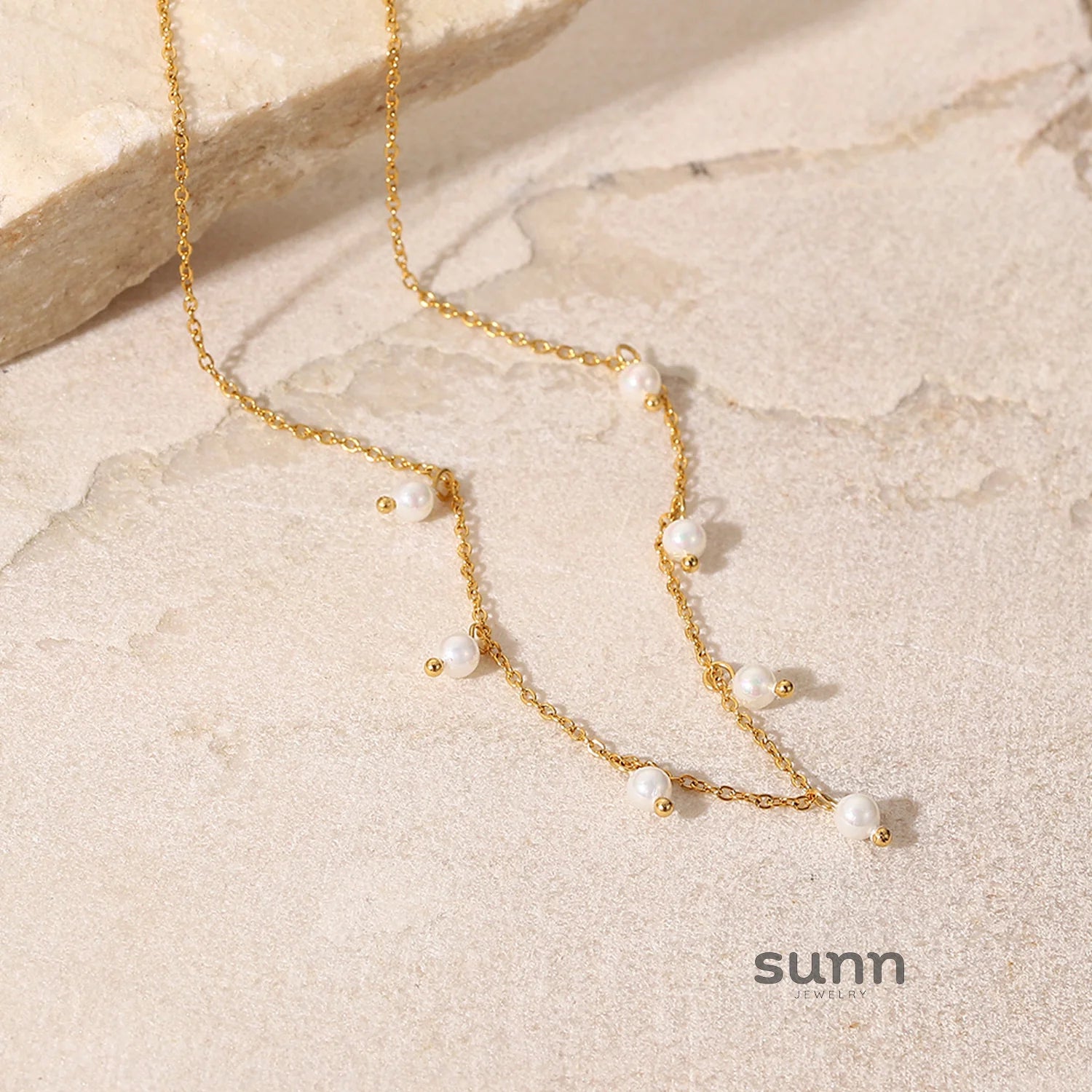 Gracee Pearl Tassel Layered Necklace