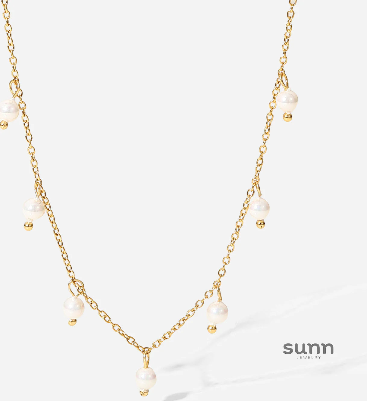 Gracee Pearl Tassel Layered Necklace